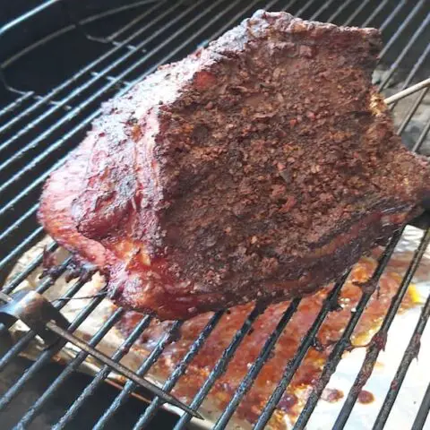 Pork Butt (shoulder) on a Weber Kettle-image